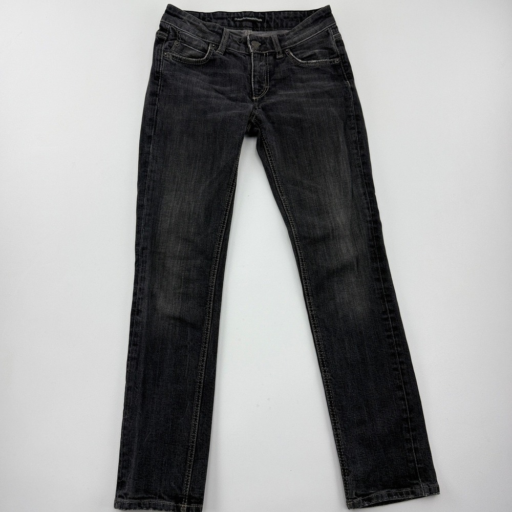 DRYKORN for Beautiful People Womens Jeans W26 L34 Black Slim Straight Italy